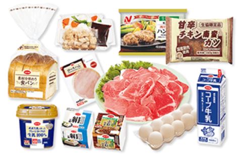 コープデリ公式サイトより引用、人気の11商品半額画像